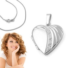 Weißgold 375 Foto Medaillon