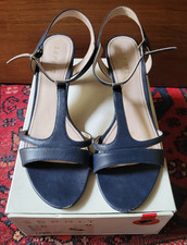 Sandalen mit Absatz, blau, Größe 42 von Esprit