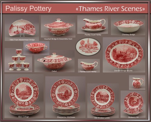 Palissy thames river scenes - "thames,