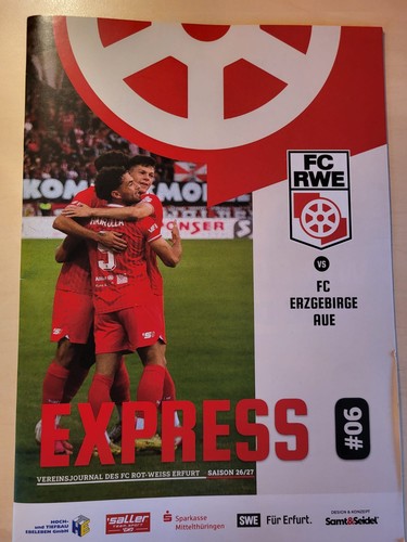 Fußball programmheft rot - programmheft, fc