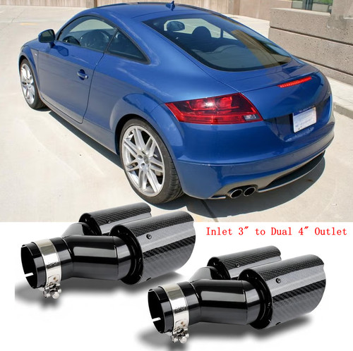 Carbon doppelrohr - 2x,