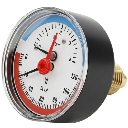 Thermomanometer 4bar 120 - 4bar, 0-120°c