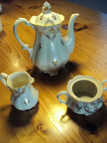 Große kaffeekanne mit - große,