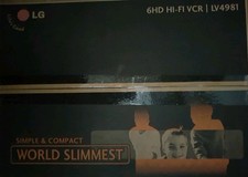 LG LV 4981 Videorecorder / komplett in OVP NUE noch nie kassette reingelegt