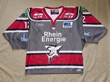 Kölner Haie Trikot 07/08, #12 Lüdemann, Gr. S / div. Autogramme