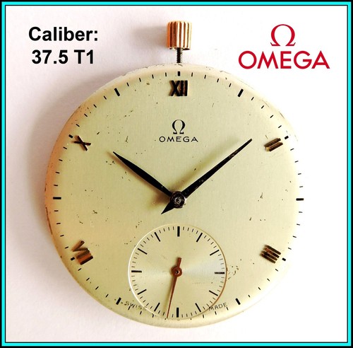Omega open face taschenuhrwerk - face,