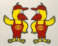 2x PRIOL Aufkleber DDR MINOL KULT Sticker Oldtimer Auto Moped Retro Benzin ÖL