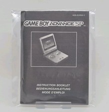Nintendo Gameboy Advance SP - Bedienungsanleitung/Anleitung Booklet AGS-EUR (A)3