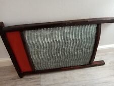 altes Waschbrett Zink Deko