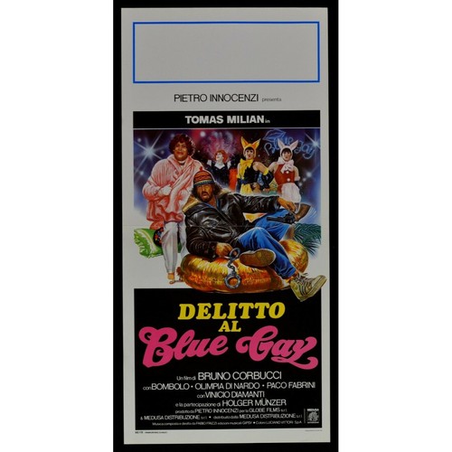 Plakat delitto blue - delitto, al