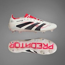 Adidas Predator Elite FG Off White / Core Black / Pure Ruby (ID3880) Fußball