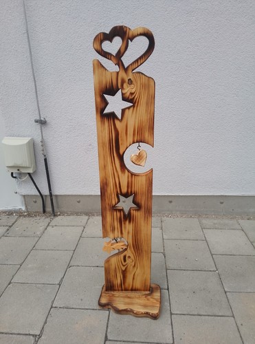 Aufsteller holz haustür - aufsteller,