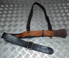 Sam Browne Gürtel braun Leder