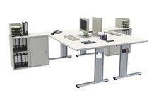 Doppelarbeitsplatz gd18 2er - doppelarbeitsplatz,