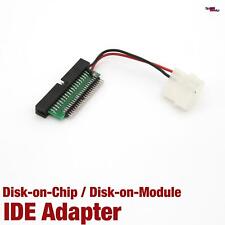 IDE 44-PIN POL MALE AUF 40-PIN ADAPTER MALE DISK-ON-CHIP MODULE 2.5" NOTEBOOK OK