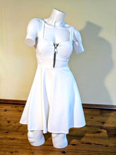 "Carla Jones Paris" sexy Kleidchen mit großem Reißverschluss, Gr. 34 - NEU 