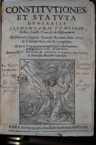 Sambuca 1663 constitutiones - constitutiones, et