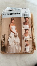 Schnittmuster Butterick B5 184 Hochzeitskleid Selber Nähen Festlich