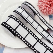 Filmstreifenband, Dekoband für Kino, Geschenkverpackung, Mottoparty