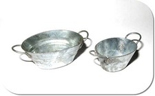 Miniatur Wanne, Zinkwanne, Neu