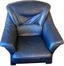 Ledersofa 2 sitzer + Sessel