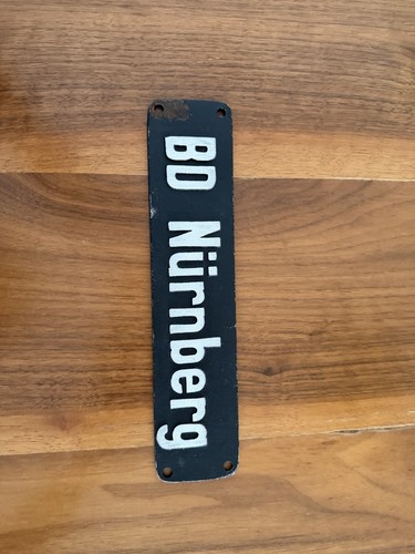 Nürnberg gusseisenschild - nürnberg,
