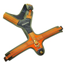 Niggeloh Hundeführgeschirr Follow orange-olive - 3 Verschlüsse