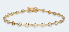 Harry Ivens IV Armband Gelbgold 585 champagner Brillanten ca. 2,00 ct.