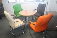 XXL Freischwinger Besucherstuhl Anubis bis 260 kg extrabreit in 3 Farben wie neu