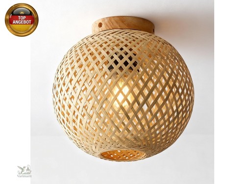 Boho rattan lampenschirm - boho,