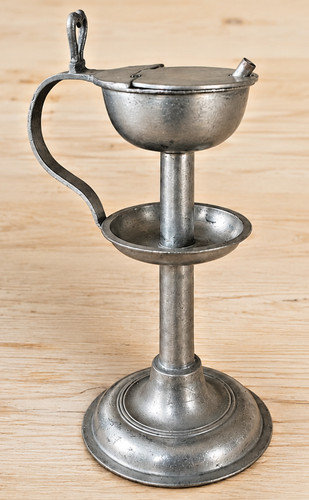 Zinn rüböl lampe öllampe - |,