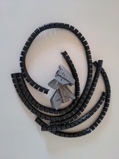 Spiralschlauch / Kabelbinder / Kabelkanal (Länge total ca. 195cm)