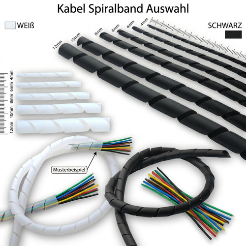 Spiralschlauch kabelspirale - spiralschlauch,