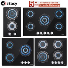 Glas Gaskochfeld 2/3/4/5