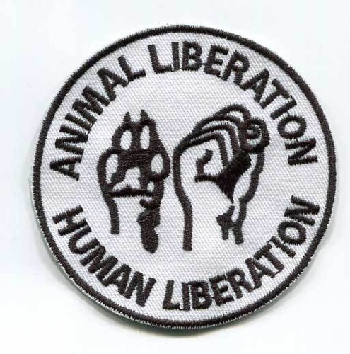 Animal liberation white patch - ,