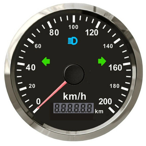 85mm gps tachometer - gps, 0-200km/h