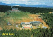 Cerna Hora Schwarzenberg Riesengebirge CZ Sokol bouda a Horsky hotel Fliegeraufn