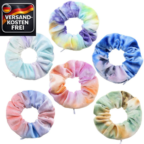 Samt haargummis 6er pack für - samt,