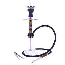 Platin Smoke Shisha Palladium Wasserpfeife Komplettset aus Edelstahl mit Zubehör