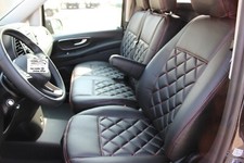 Faux leather seat covers fits - seat,