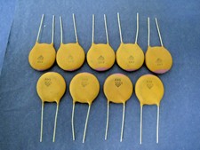 OHM KONDENSATOR - 9 Stück - KerKo Keramik HochVolt Kondensator 100K  6KV