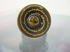 Metall-Scheibe - "Schrift-Kreisel" - kompatibel mit Charlotte  21, Touch