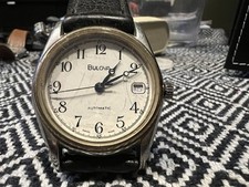 Vintage Uhr BULOVA AUTOMATIC Ref. 13089 All Stainees Stahl 60er Jahre