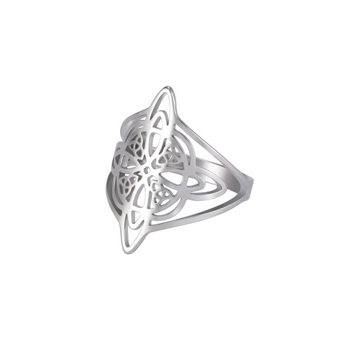 Hexen knoten ring edelstahl - hexen,