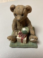 Gilde Teddybären Handwerk Geschenk Ball Kissen Handarbeit gemalt