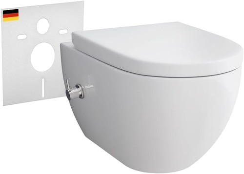 Wand spülrandlos toilette - spülrandlos,