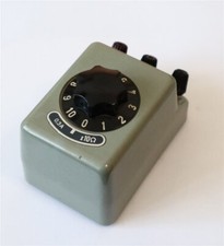 DDR VEB Technischer Dekaden-Widerstand - 0,3 A x 10 Ohm - 2,5 kV