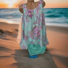 Zhenzi Damen Tunika Bluse