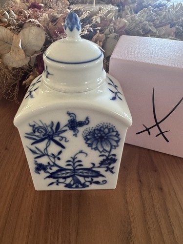 Meissen porzellan teedose - porzellan,