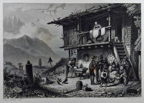 Original stahlstich 1850 - original, um